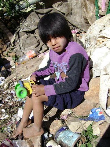 enfant Kara-Kara Décharge de Kara-Kara cochabamba Bolivie